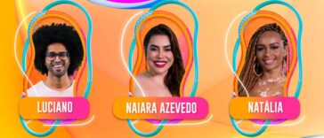 Luciano, Naiara e Natalia estão no paredão dessa semana, quem deve sair?
